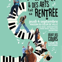 L'école de musique et des arts fait sa rentrée