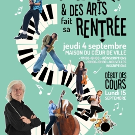 L'école de musique et des arts fait sa rentrée