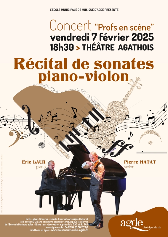 Recital piano-violon - Profs en scène - EDM 2025